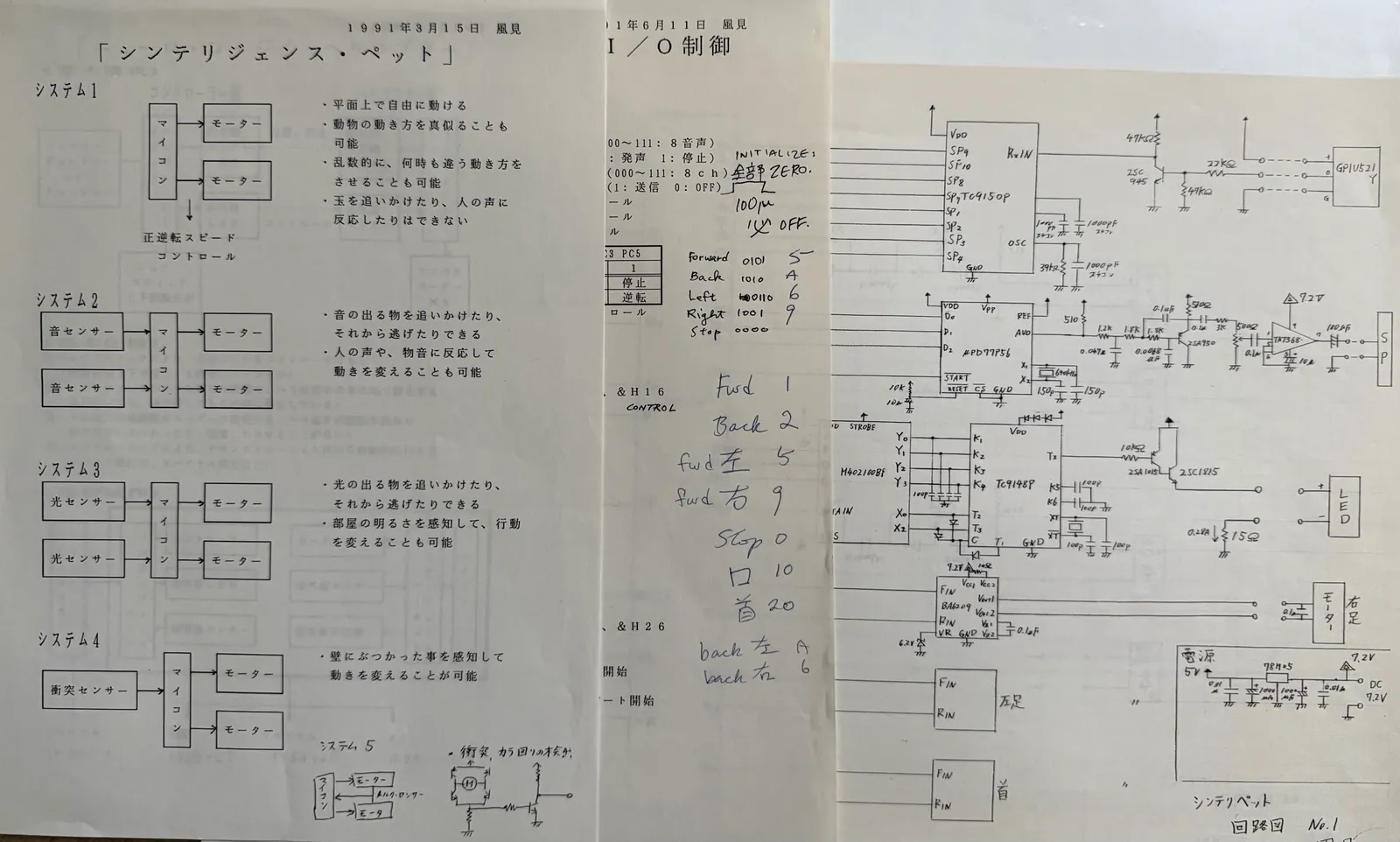 Figure 3. Syntellipet circuitry.